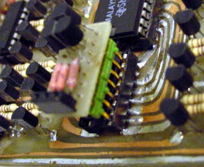 Diode/OCR addon on IC Tester socket